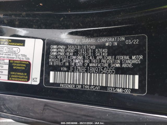 2022 TOYOTA GR86 JF1ZNBE18N9754665 Photo 8