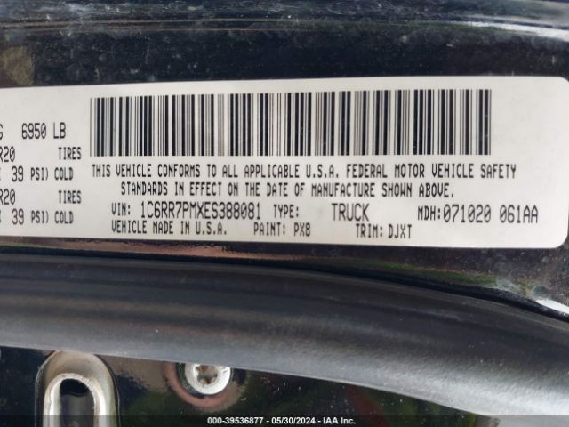 1C6RR7PMXES388081 RAM 1500 Longhorn