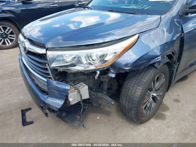 5TDJKRFH4GS284286 Toyota Highlander Xle V6