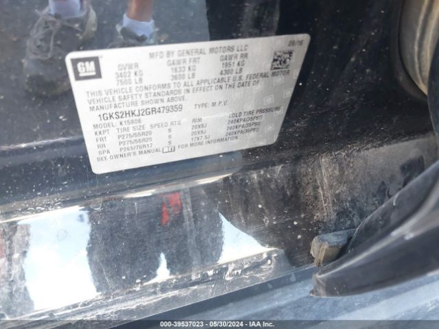 1GKS2HKJ2GR479359 GMC YUKON XL DENALI