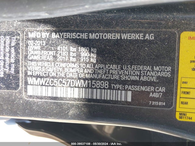 2013 MINI COUNTRYMAN WMWZC5C57DWM15898 Photo 8