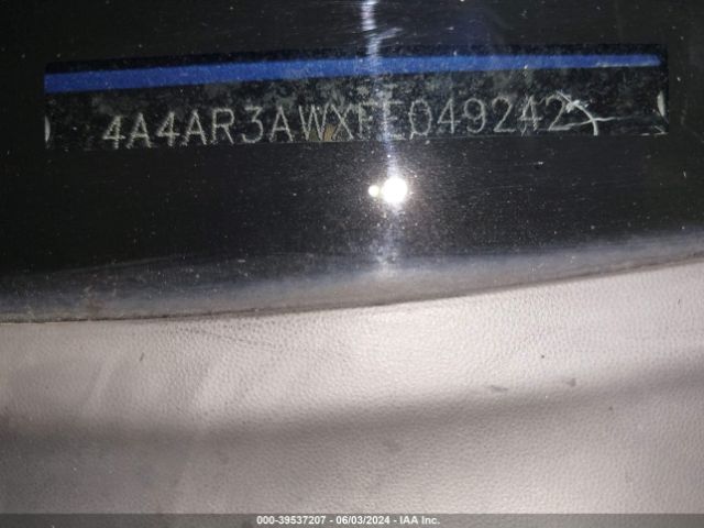 4A4AR3AWXFE049242 Mitsubishi Outlander Sport Es