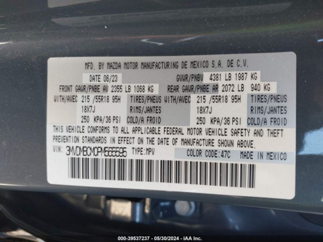 3MVDMBCM0PM565595 Mazda Cx-30 2.5 S Carbon Edition