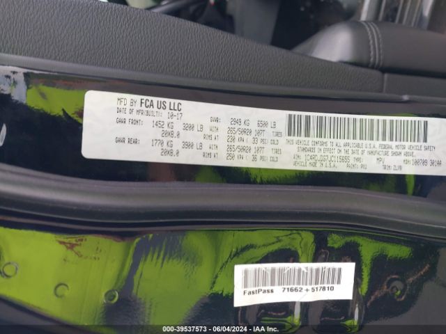 2018 DODGE DURANGO 1C4RDJDG7JC115655 Photo 8