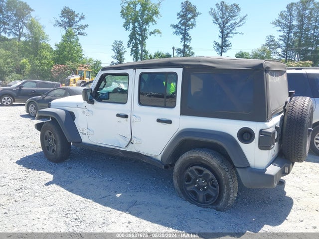 1C4HJXDN4LW334645 Jeep Wrangler Unlimited Sport 4x4