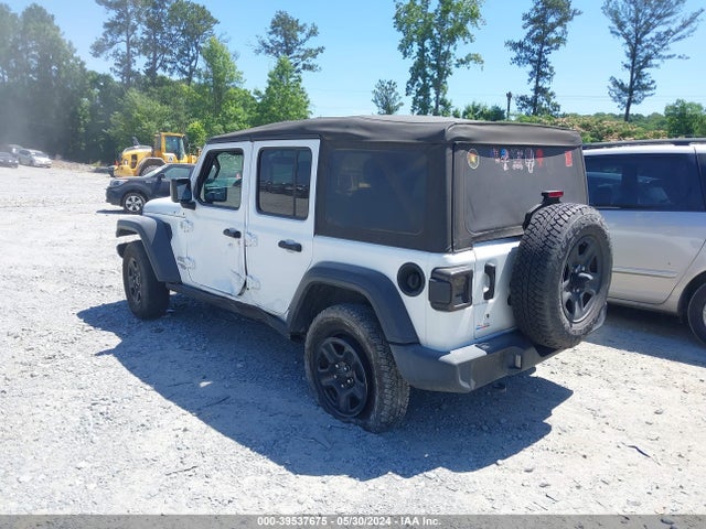 1C4HJXDN4LW334645 Jeep Wrangler Unlimited Sport 4x4