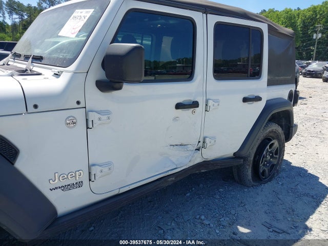1C4HJXDN4LW334645 Jeep Wrangler Unlimited Sport 4x4