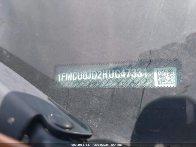 Ford Escape Titanium 2017 1FMCU0JD2HUC47331 Image 9