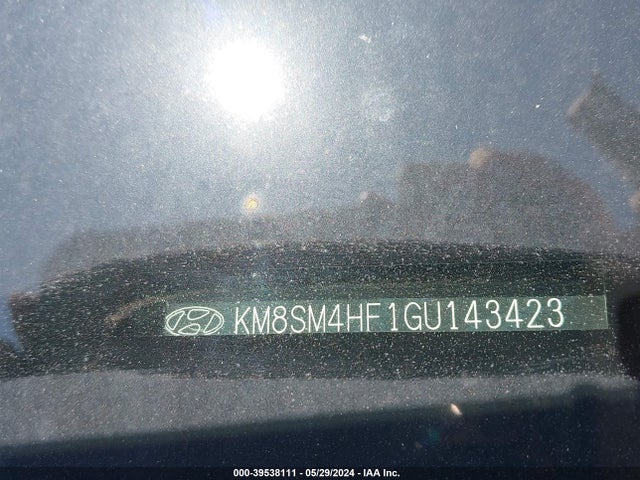 Hyundai Santa Fe Se 2016 KM8SM4HF1GU143423 Image 9