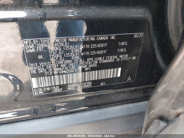 Toyota RAV4 LE 2021 2T3F1RFV6MW206617 Image 9