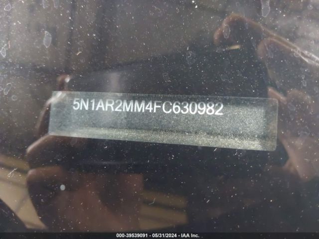 5N1AR2MM4FC630982 Nissan Pathfinder Sl