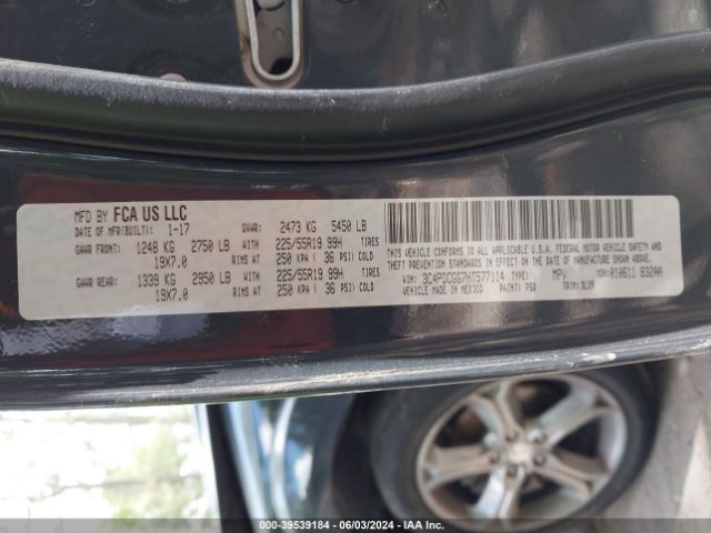 3C4PDCGG7HT577114 Dodge Journey Crossroad Plus
