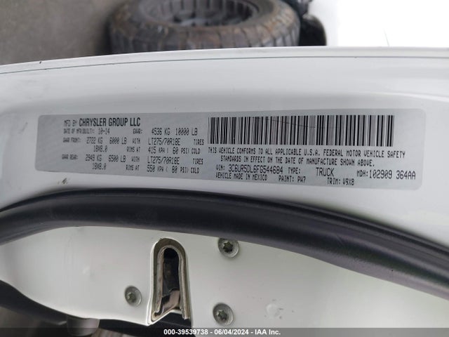 3C6UR5DL6FG544684 RAM 2500 Slt
