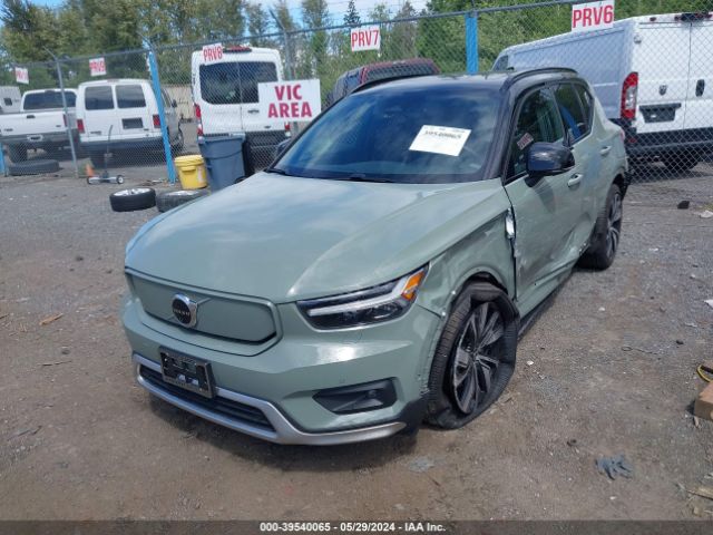 2022 VOLVO XC40 RECHARGE PURE ELECTRIC YV4ED3UB5N2760649 Photo 1