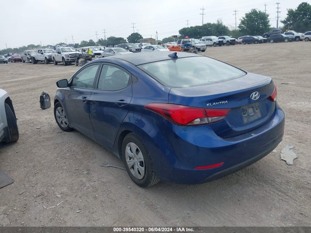 Hyundai ELANTRA SE 2016 5NPDH4AE5GH789724 Image 3
