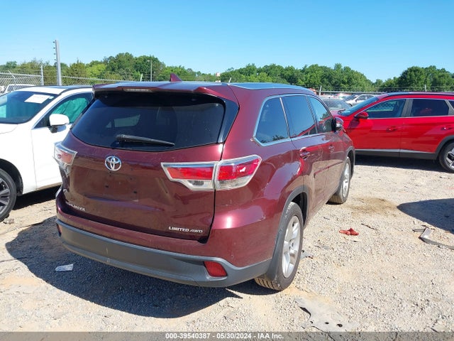 5TDDKRFH3FS184420 Toyota Highlander Limited V6