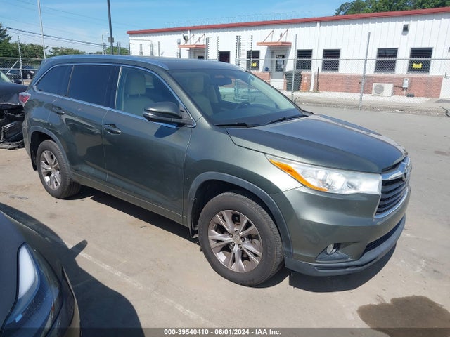 Toyota Highlander Xle V6 2014 5TDKKRFH2ES019271 Image 1