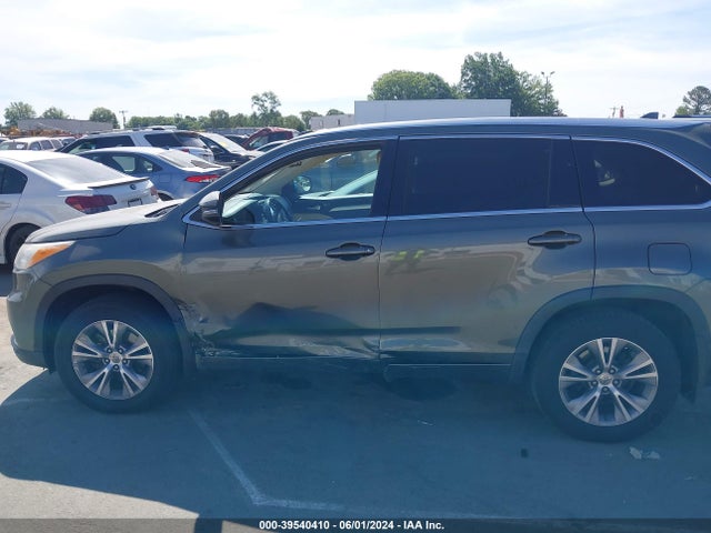 Toyota Highlander Xle V6 2014 5TDKKRFH2ES019271 Image 14