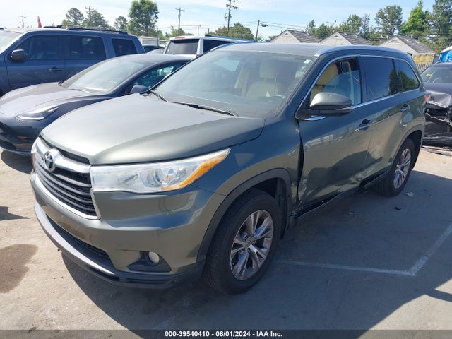 Toyota Highlander Xle V6 2014 5TDKKRFH2ES019271 Image 2