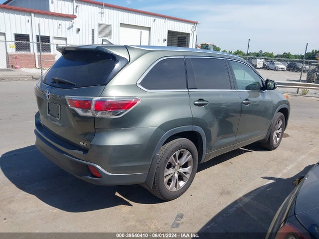 Toyota Highlander Xle V6 2014 5TDKKRFH2ES019271 Image 4