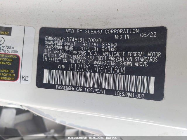 Toyota GR86 2023 JF1ZNBC17P8750604 Image 9