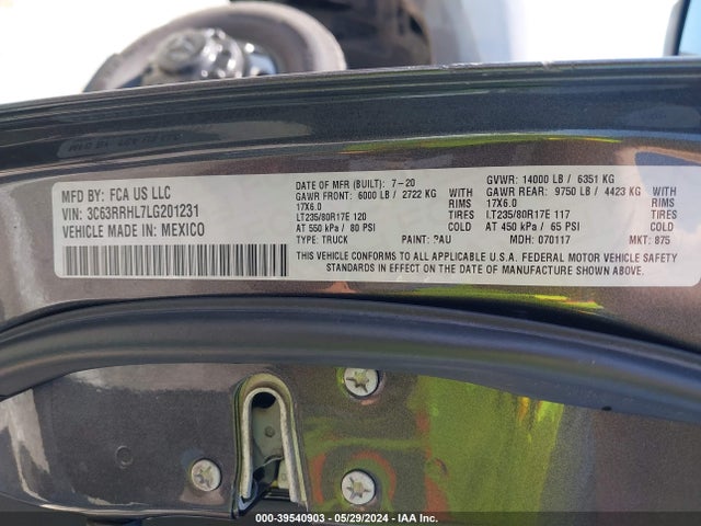RAM 3500 2020 3C63RRHL7LG201231 Image 31