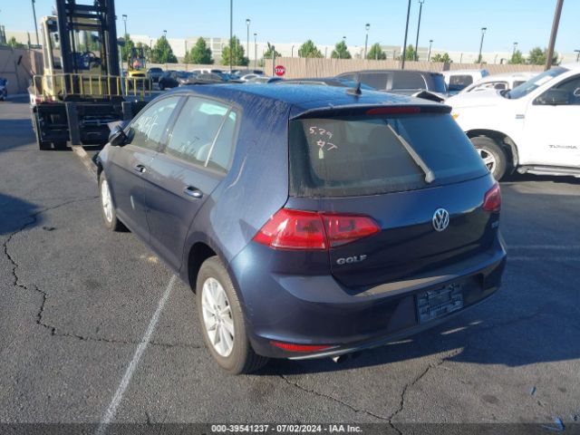 3VW217AU7FM052955 Volkswagen Golf Tsi S 4-door