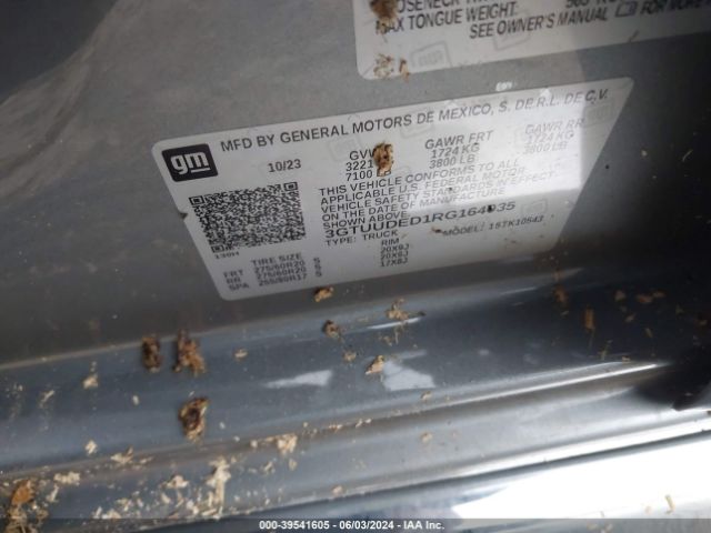 3GTUUDED1RG164035 GMC Sierra 1500 Slt