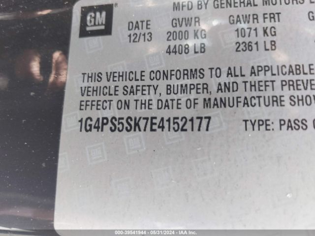 1G4PS5SK7E4152177 Buick Verano Leather Group