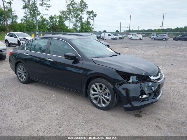 Auction sale of the 2013 Honda Accord Sport, vin: 1HGCR2F53DA100757, lot number: 39542037
