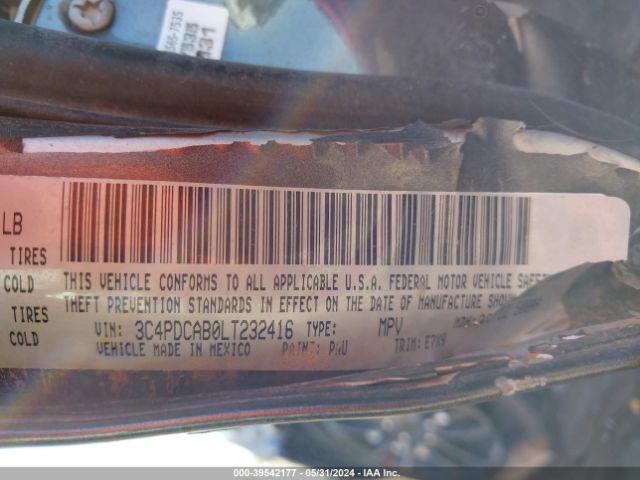 3C4PDCAB0LT232416 Dodge Journey Se Value
