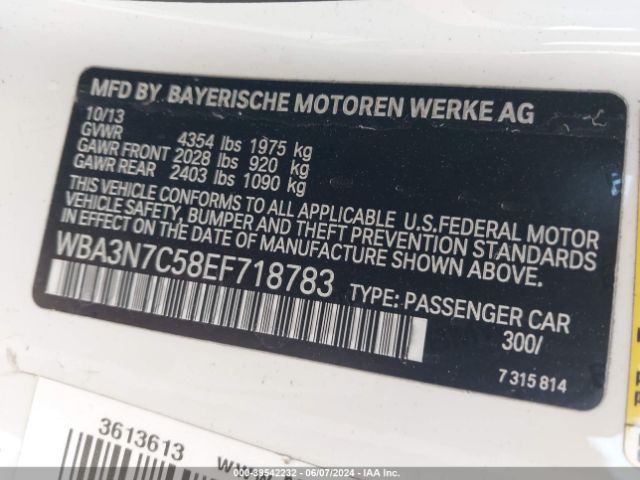WBA3N7C58EF718783 BMW 428i