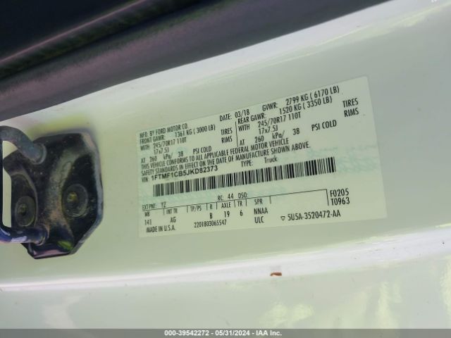 1FTMF1CB5JKD82373 Ford F-150 Xl