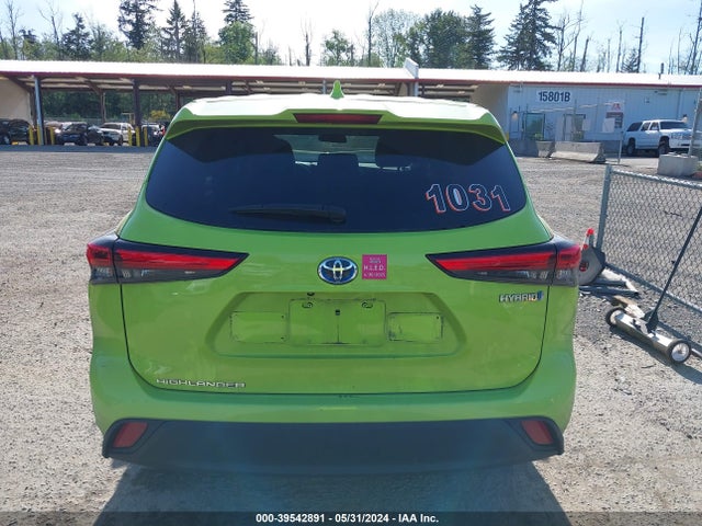 Toyota Highlander Hybrid Le 2021 5TDBBRCH7MS528775 Image 16