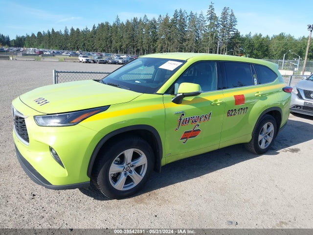 Toyota Highlander Hybrid Le 2021 5TDBBRCH7MS528775 Image 2