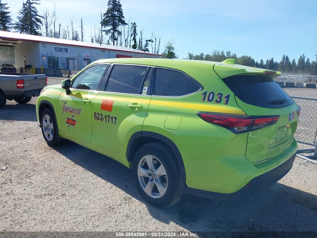 Toyota Highlander Hybrid Le 2021 5TDBBRCH7MS528775 Image 3