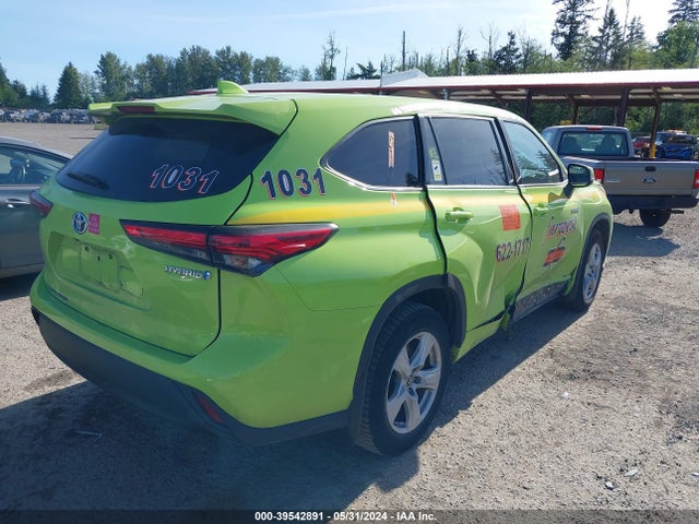Toyota Highlander Hybrid Le 2021 5TDBBRCH7MS528775 Image 4