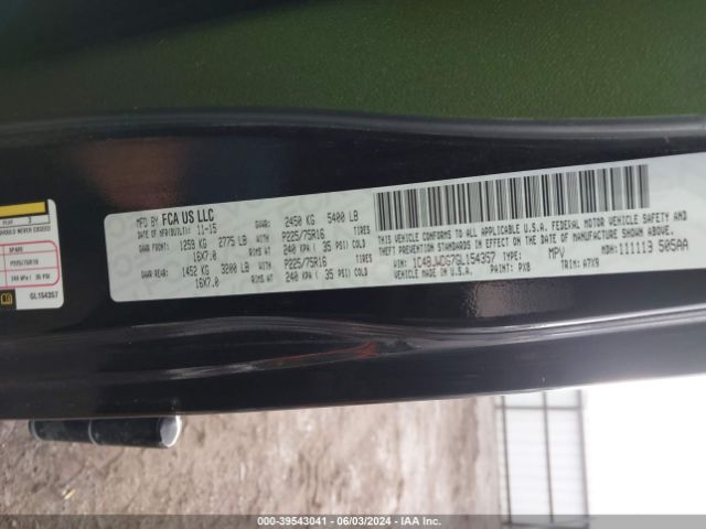 1C4BJWDG7GL154357 Jeep Wrangler Unlimited Sport