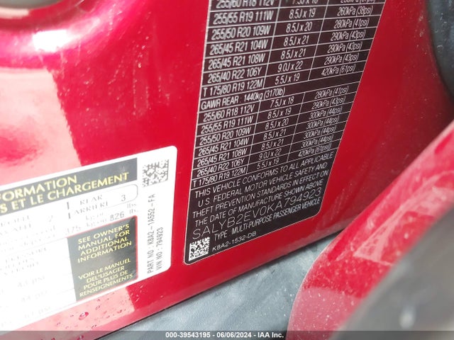 SALYB2EV0KA794923 Land Rover Range Rover Velar P340 S/p380 S