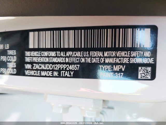Jeep Renegade Limited 4x4 2023 ZACNJDD12PPP24657 Image 9