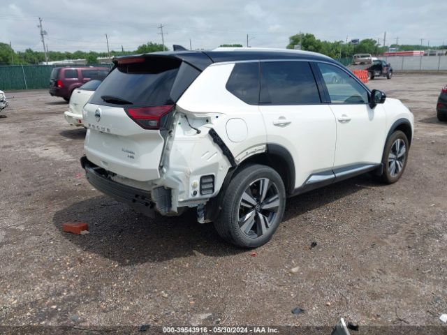 JN8AT3DD5MW313031 Nissan Rogue Platinum Intelligent Awd
