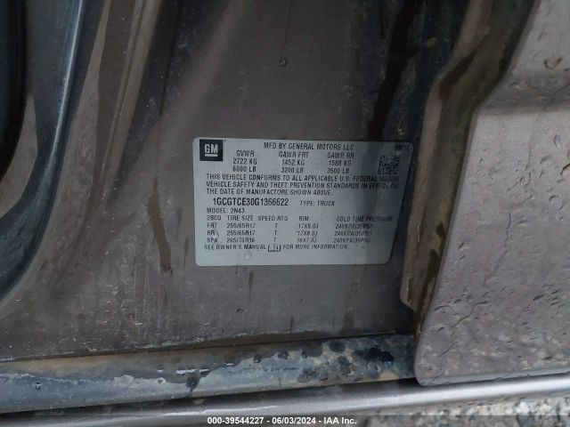 1GCGTCE30G1366622 Chevrolet Colorado Lt