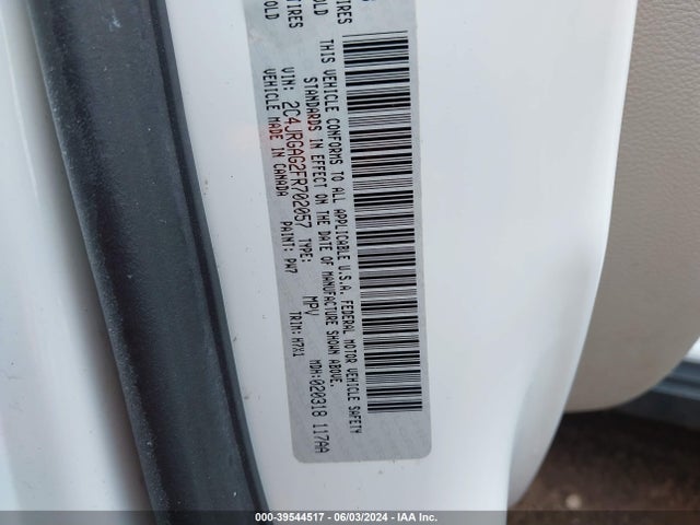 2C4JRGAG2FR702057 RAM Cargo Tradesman