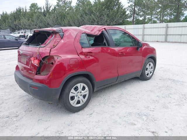 Chevrolet Trax 1ls 2015 KL7CJKSB0FB141312 Image 4