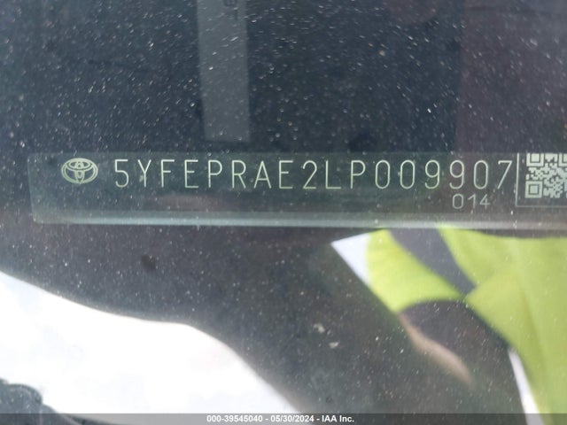 Toyota COROLLA LE 2020 5YFEPRAE2LP009907 Image 9