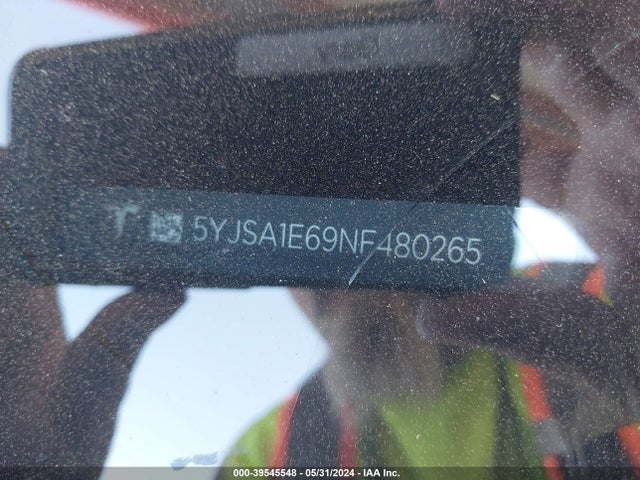 Tesla Model S Plaid 2022 5YJSA1E69NF480265 Image 9