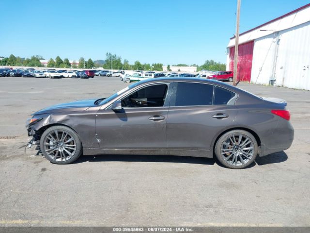 JN1FV7AP7GM421137 Infiniti Q50 3.0t Red Sport 400