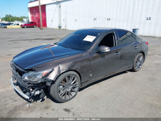 JN1FV7AP7GM421137 Infiniti Q50 3.0t Red Sport 400