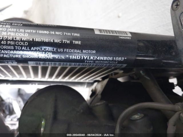 2022 HARLEY-DAVIDSON FXFBS 1HD1YLK24NB061083 Photo 9