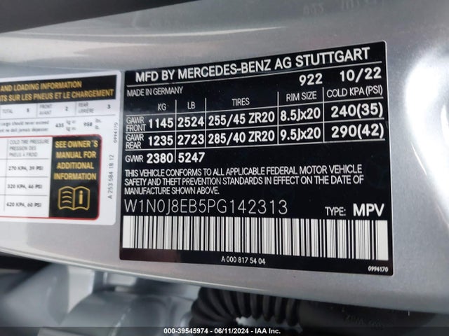 W1N0J8EB5PG142313 Mercedes-Benz Glc 300 4matic Coupe